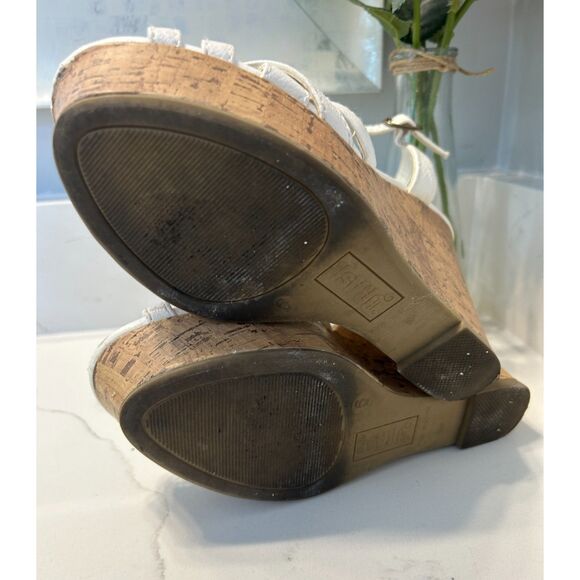 Brash Brand Wedge Strappy Sandals Women's Size 6 - Picture 5 of 7